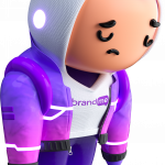 Dil personaje de BrandMe triste