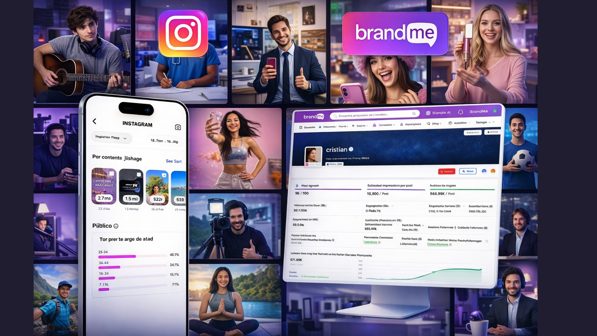 Instagram Insights vs BrandMe Data